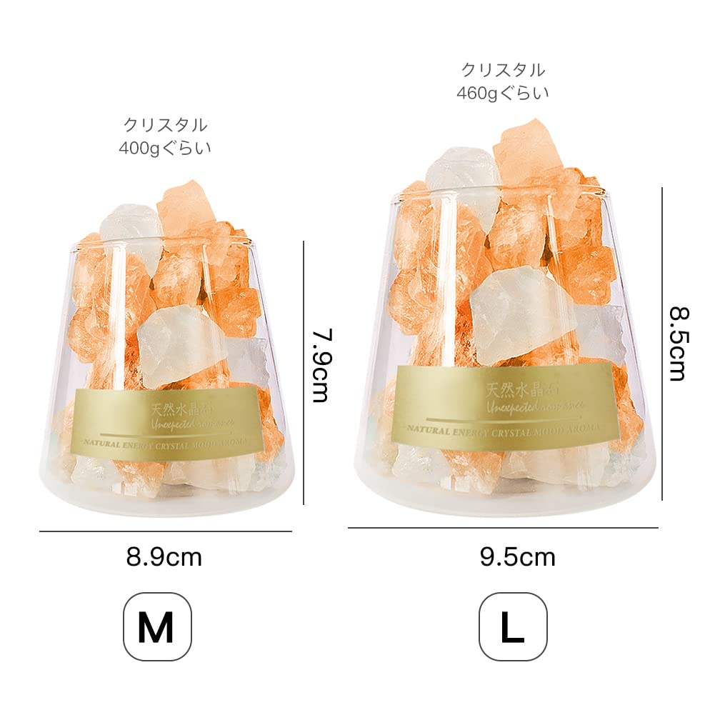 Amazon.co.jp: YUYAKESHIアロマ アロマストーン ガラスカップ 天然水晶